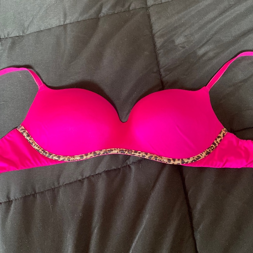 Pink Push-Up Bra